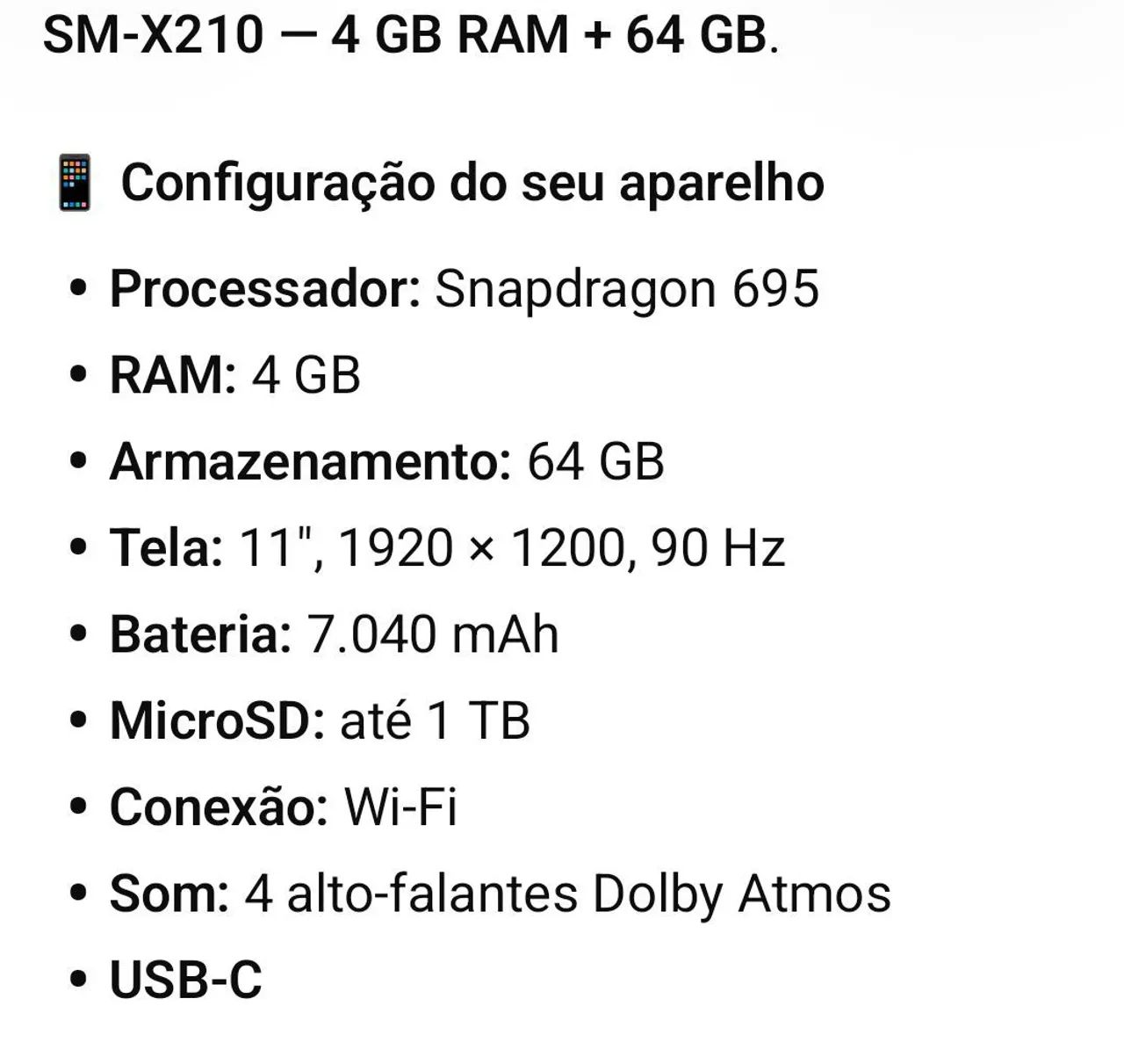 Vende-se Galaxy Tab A9+ - Foto 5