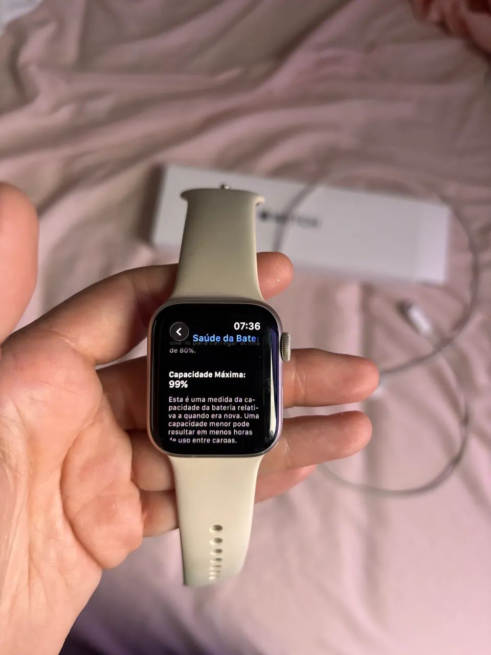 Apple Watch SE 40MM Prateado - Foto 4