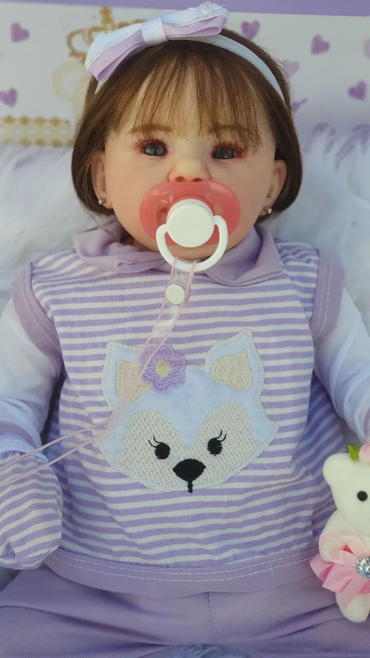 Bebê reborn linda e realista  - Foto 4