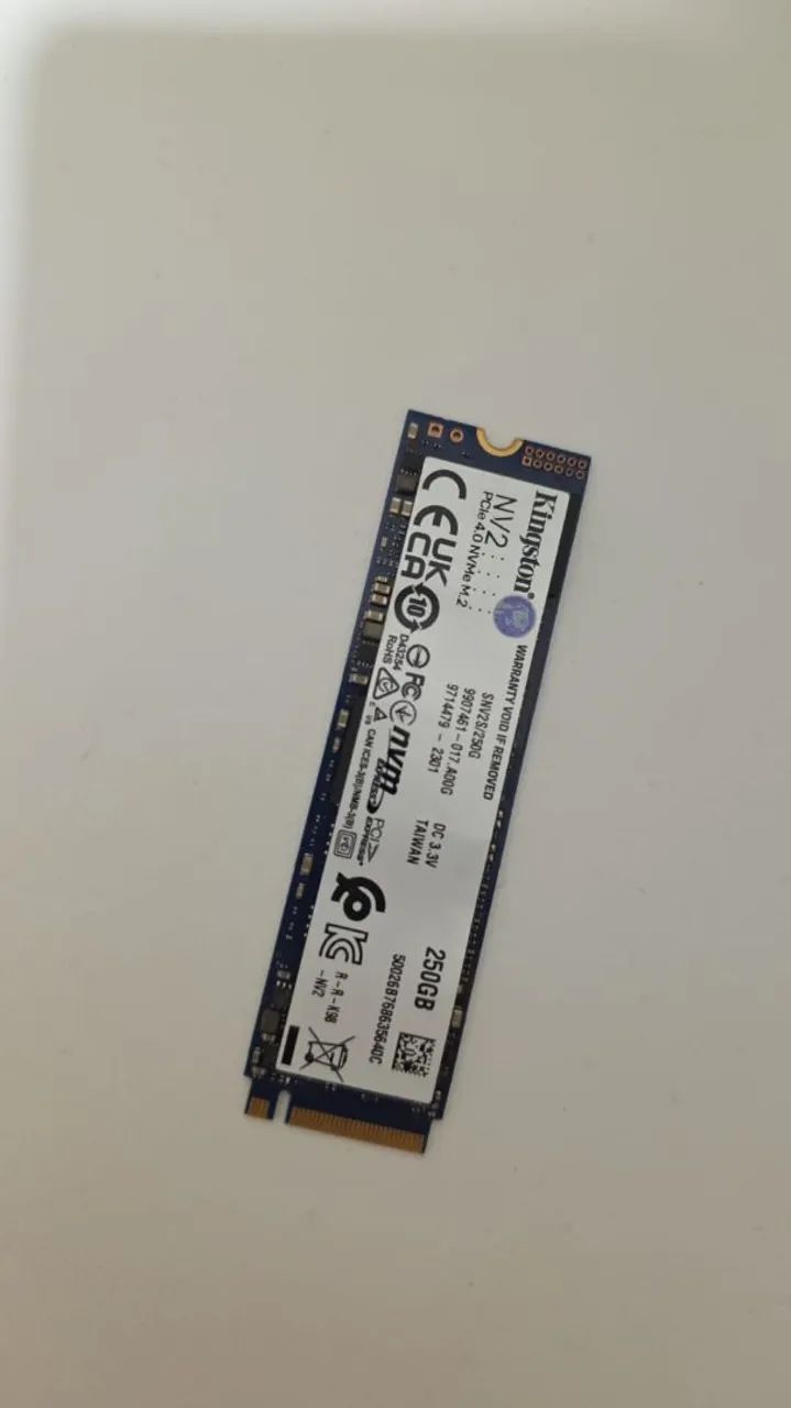 Ssd kingston m2 256 gb