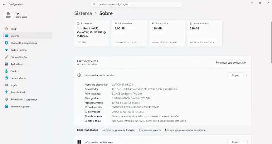 Notebook HP - Intel I5 - 8 GB RAM  - Foto 5