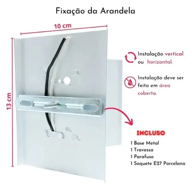 Arandela Calha dupla - Foto 5