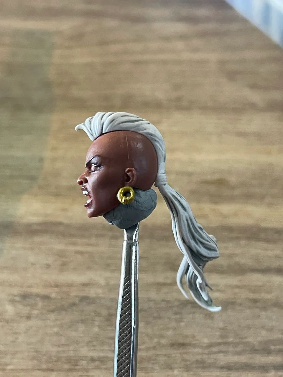 Head tempestade vampira 1/12 Marvel legends  - Foto 4