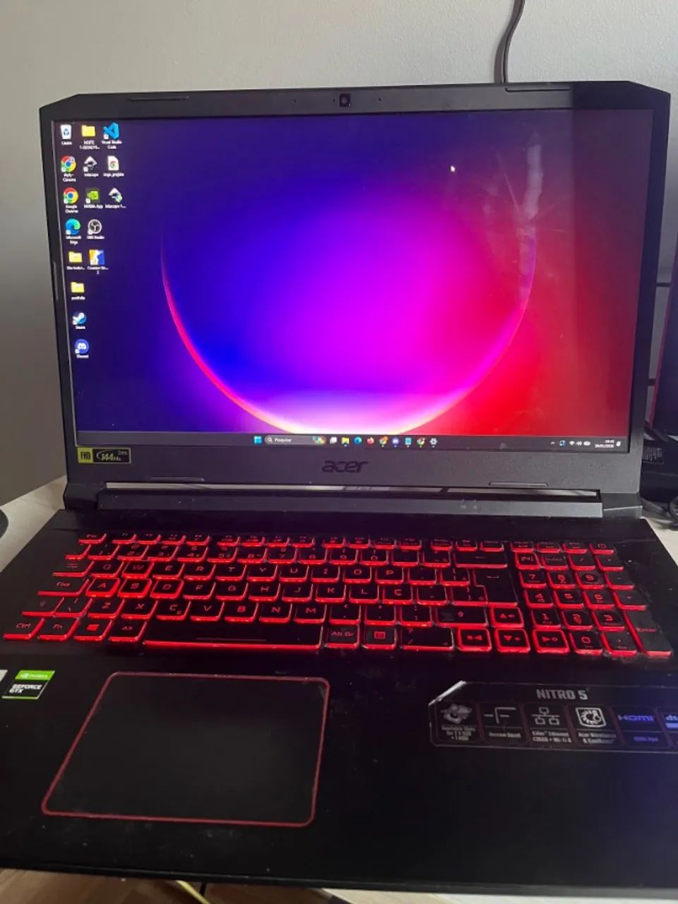 Notebook Gamer Acer Nitro 5 - i5 + GTX + 144Hz