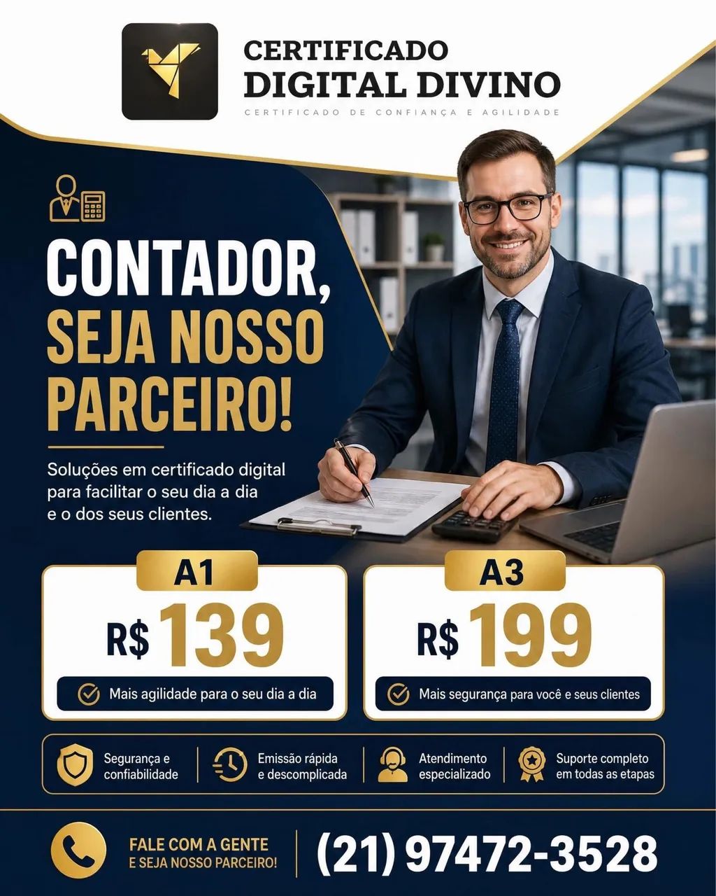 Certificado Digital Divino - Certificado Digital A1 CNPJ  - Foto 3