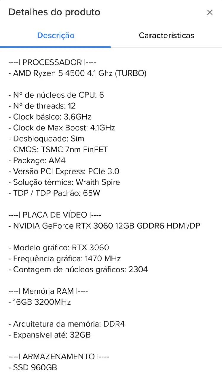 PC gamer com menos de 5 meses de uso.  - Foto 4