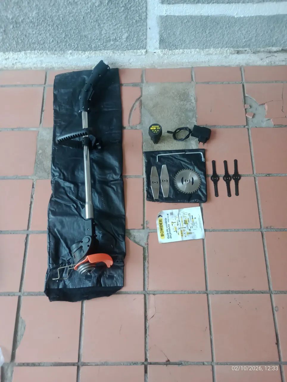 Aparador de grama portatil