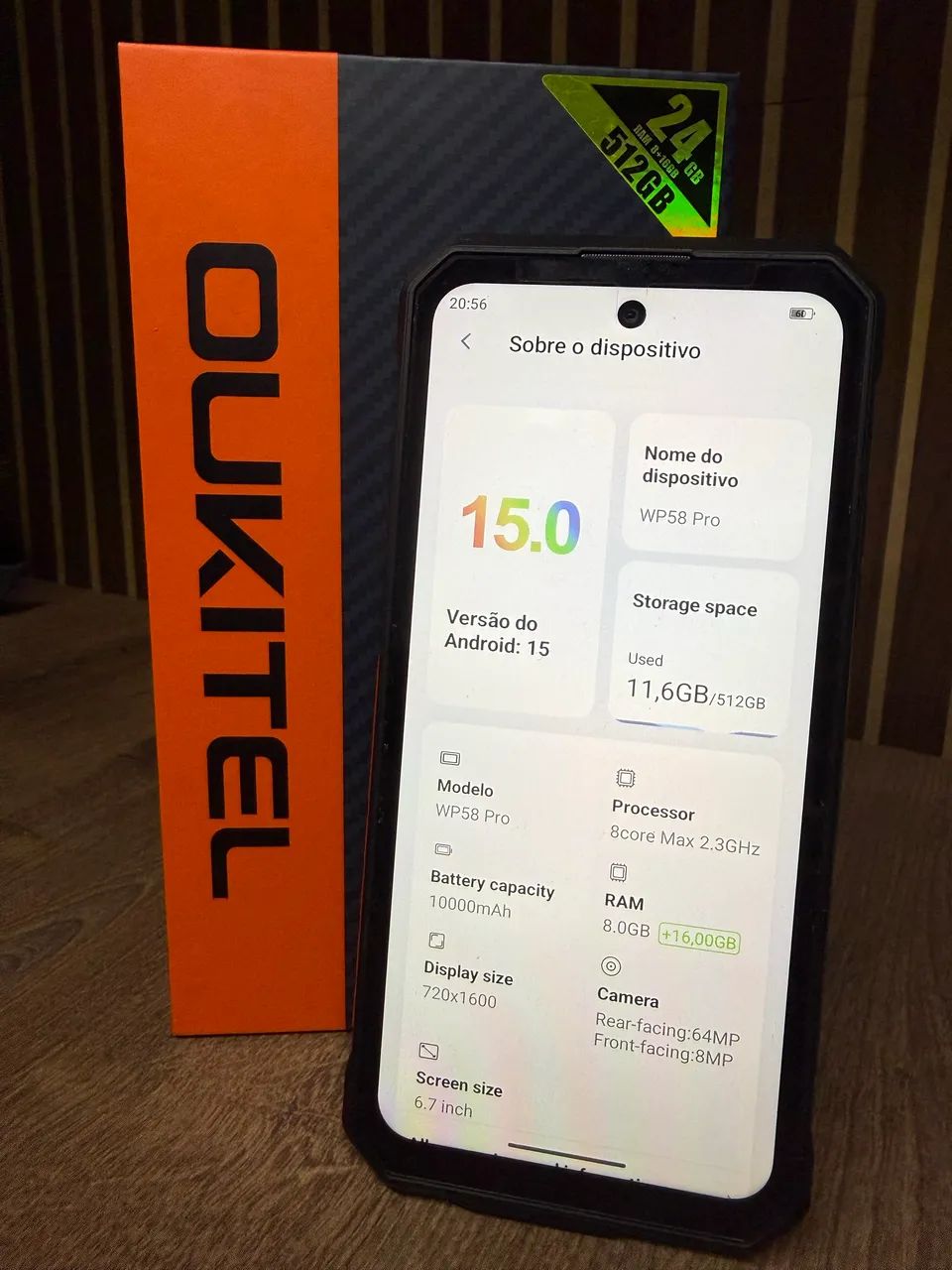 Celular Oukitel WP58 Pro - 512GB - Foto 2