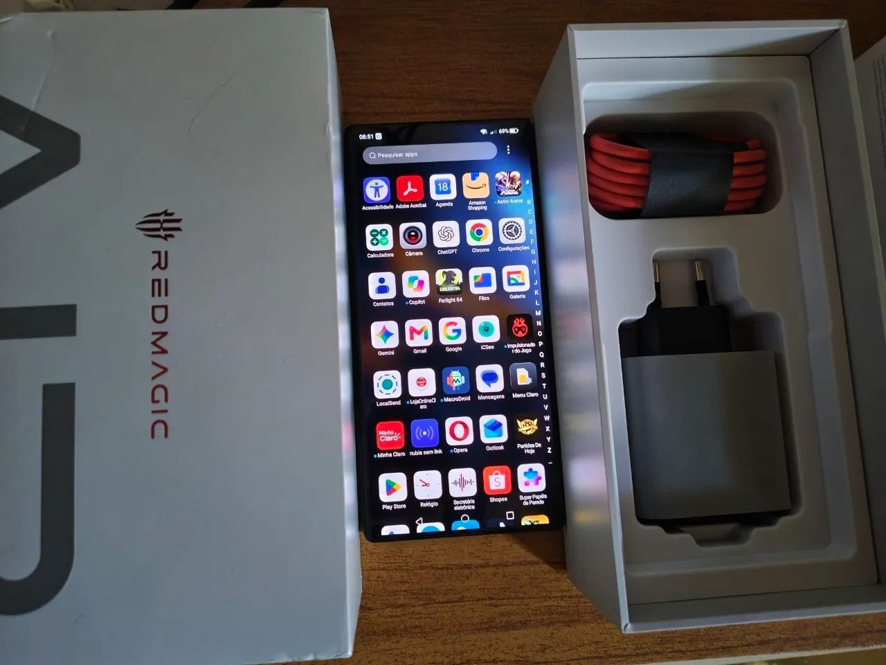 Redmagic 11 Air - 12GB/256GB - Pouco Usado - Foto 4