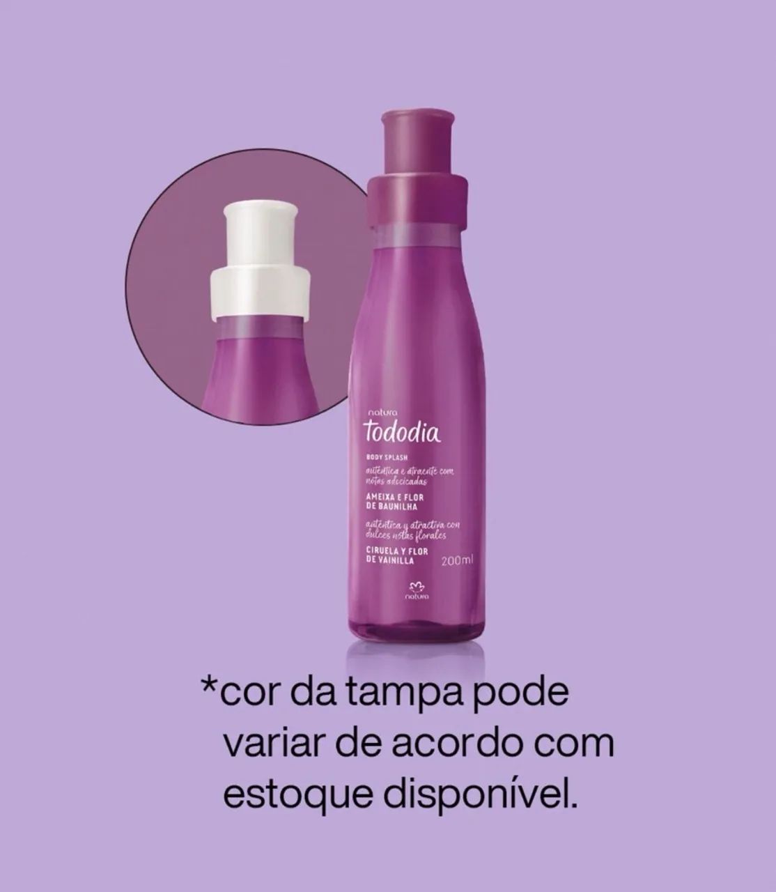 Kit Natura ameixa e flor de baunilha  - Foto 3