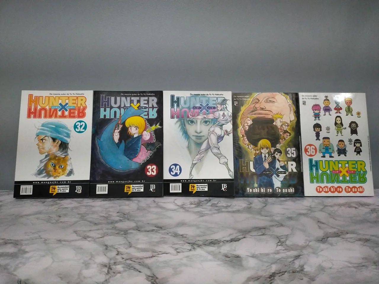 Hunter x Hunter 32 ao 36 [35 e 36 lacrados] - Livros e revistas