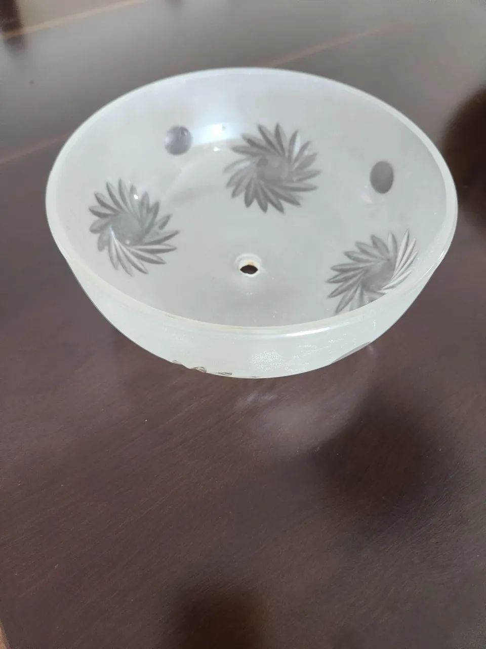 Cúpula de vidro fosco lapidado - Foto 3