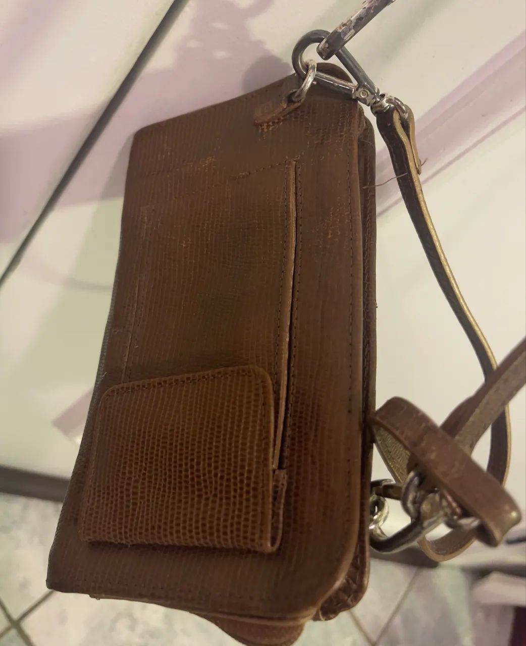 Bolsa couro luz da lua  - Foto 3