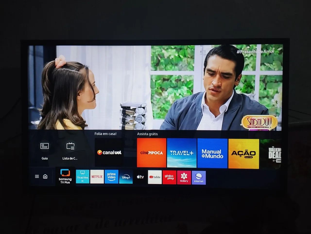 Tv Samsung cristal smart de 32 polegadas semi nova  - Foto 3