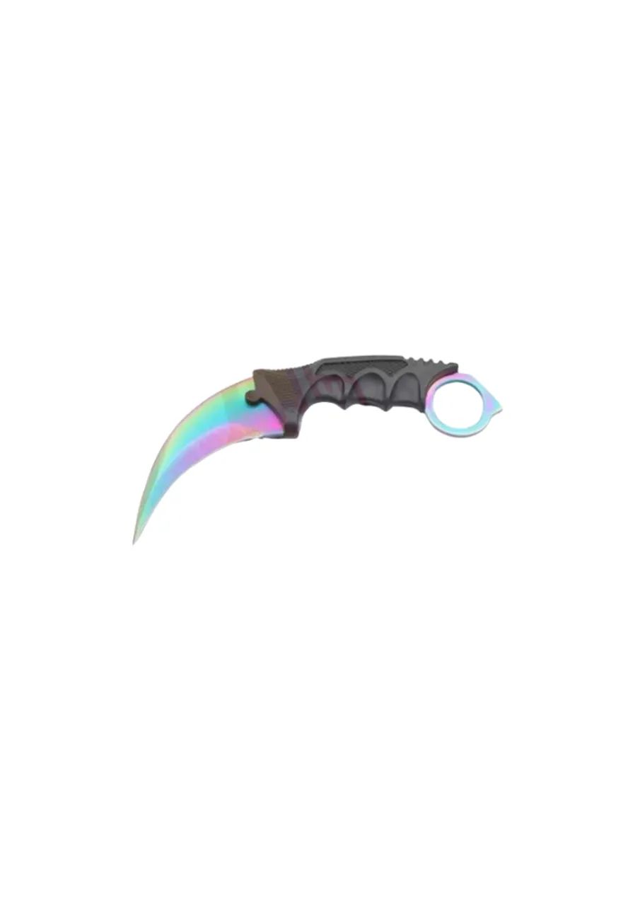 Faca Canivete Curvado Oxidado Com Bainha Modelo Karambit