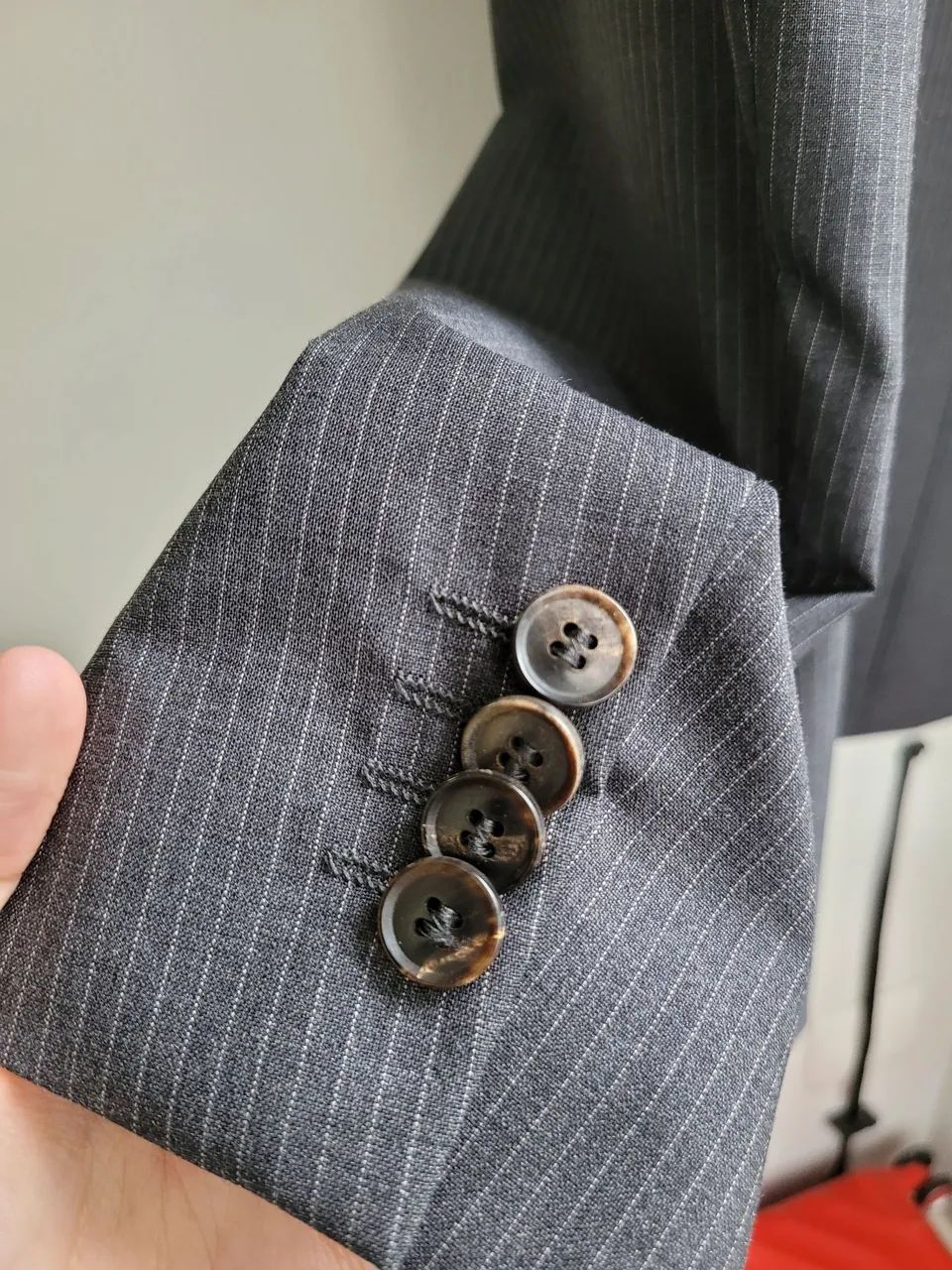 blazer masculino boss cinza 42 - Foto 3