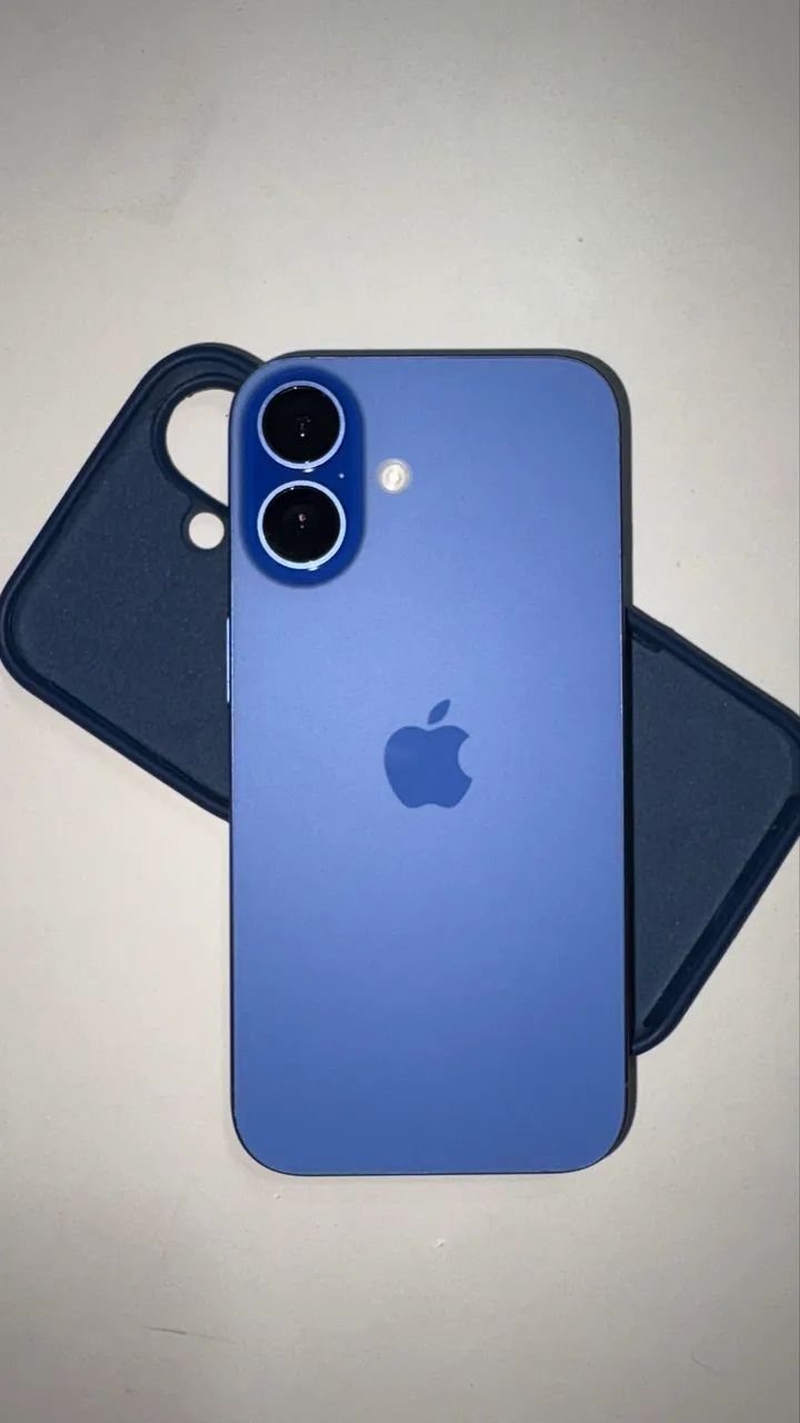 Apple iPhone 16 Azul - 128gb Novo - Celulares e Smartphones