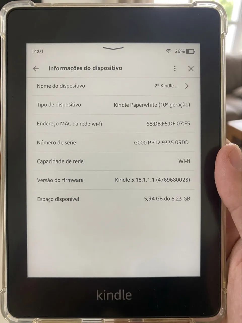 ? KINDLE PAPERWHITE 10ª GERAÇÃO 8GB - Foto 4