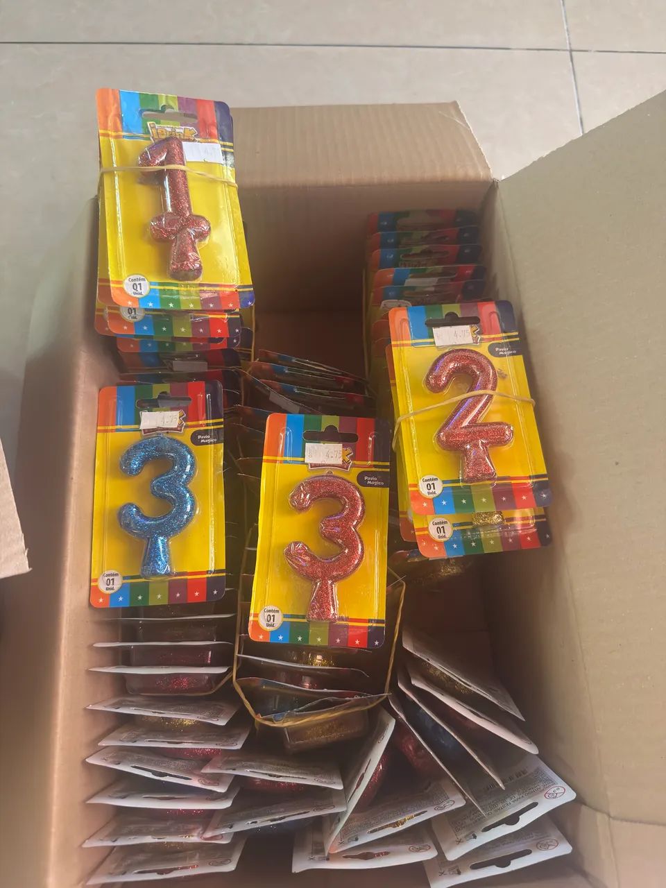 152 Velas de Aniversário - Números 