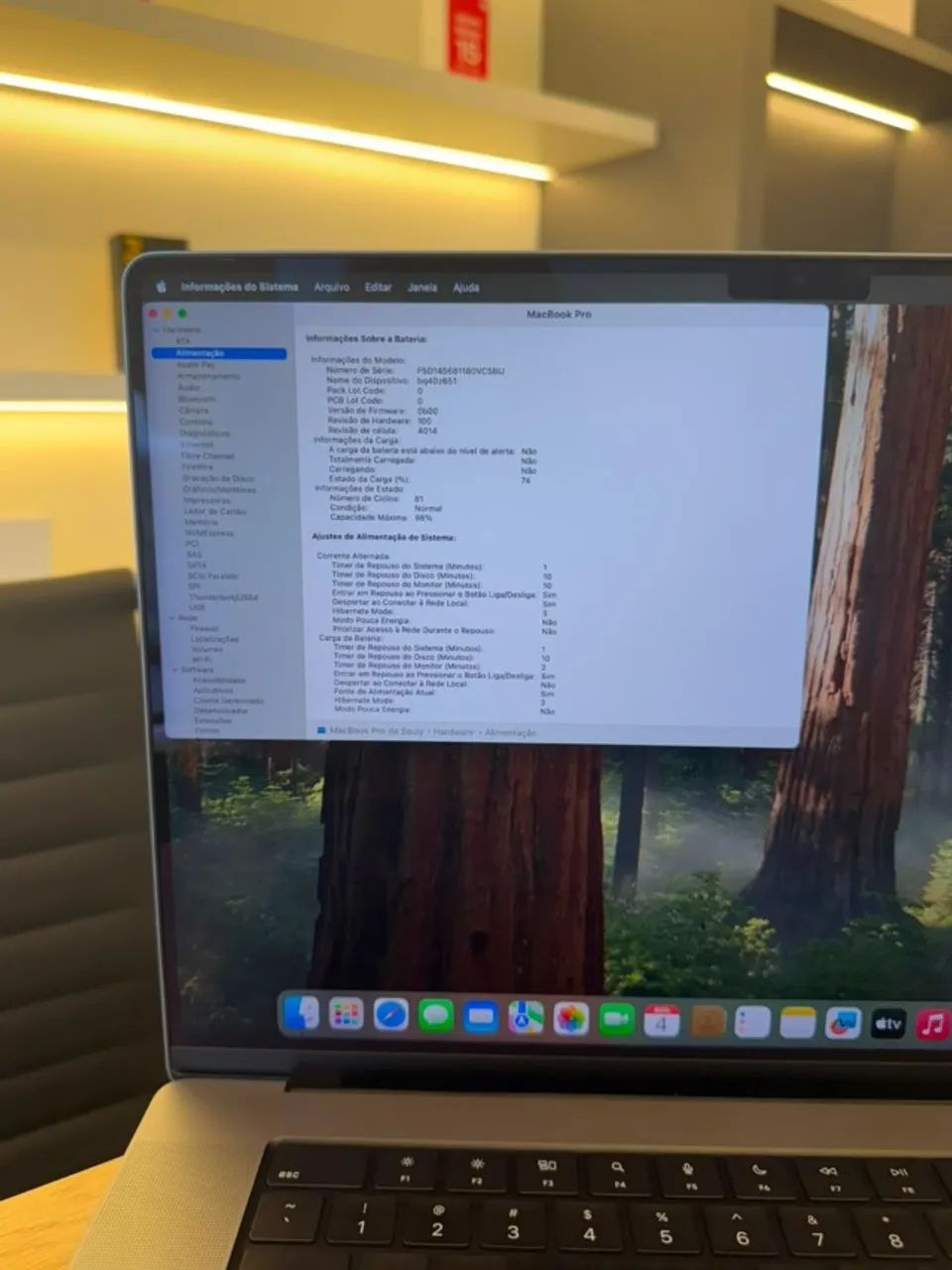 MacBook Pro 512GB 16GB 16 Polegadas ( M1 Pro) com garantia - Loja física - Foto 2