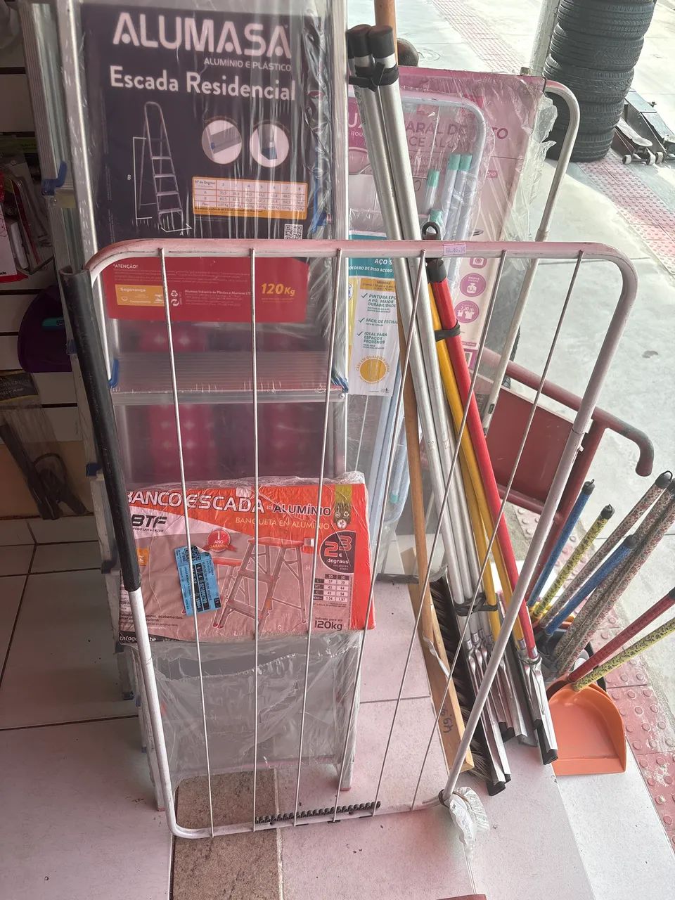 Varal de teto Mônaco aço  - Foto 3