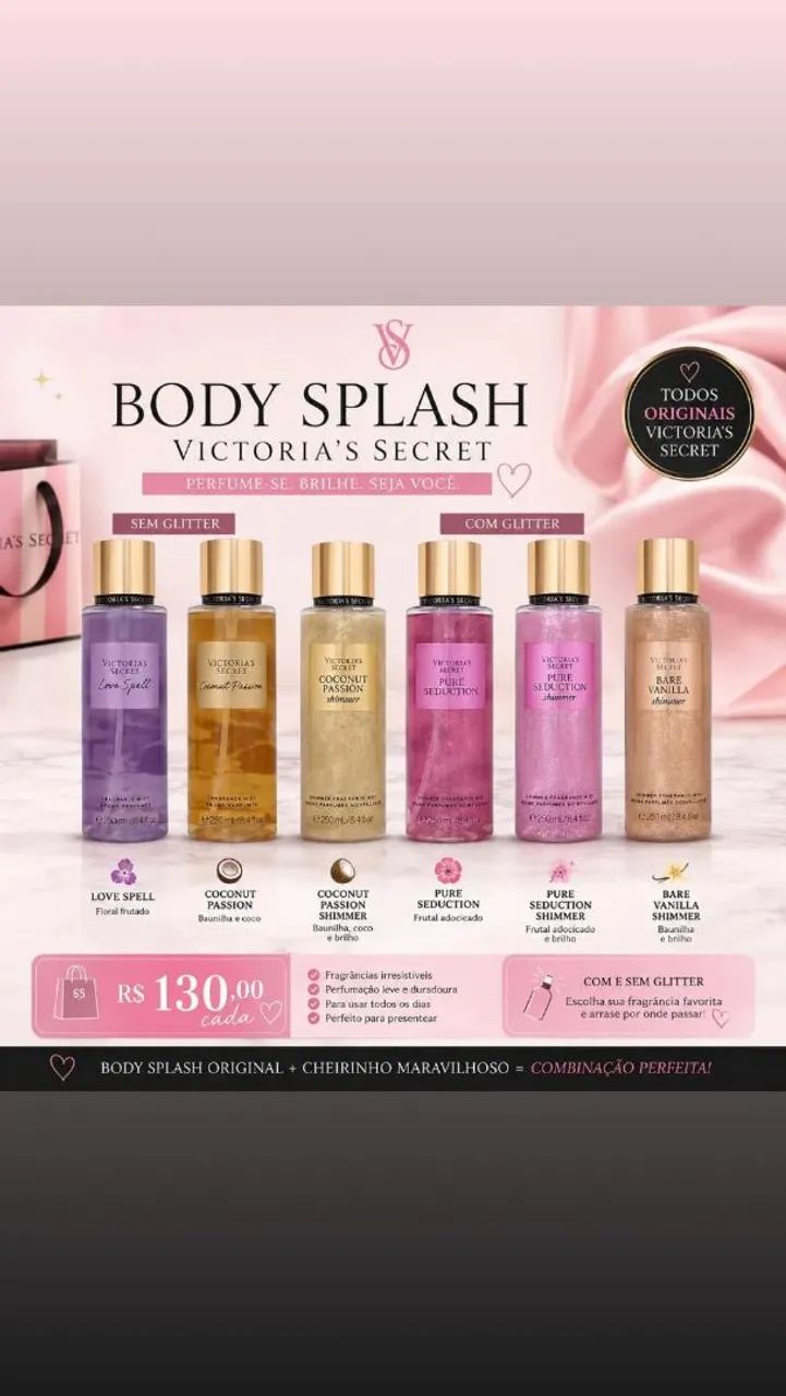 victoria secrets body splash