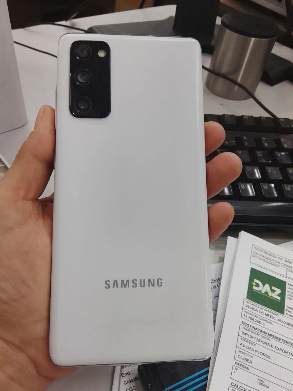 Samsung A20 FE 128gb com carregador - Foto 2
