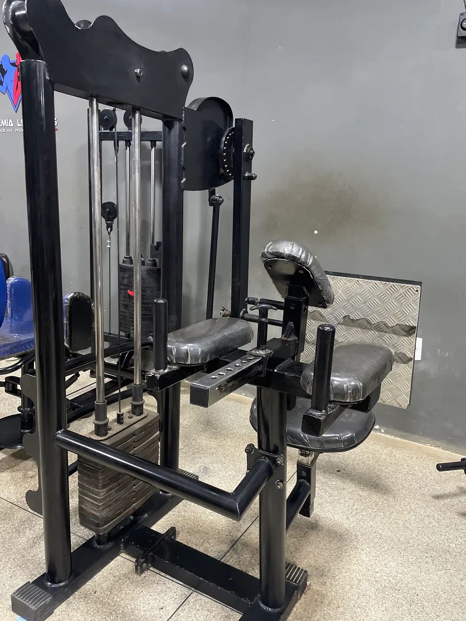 Máquina de glúteo 4 apoio 4 polegadas 