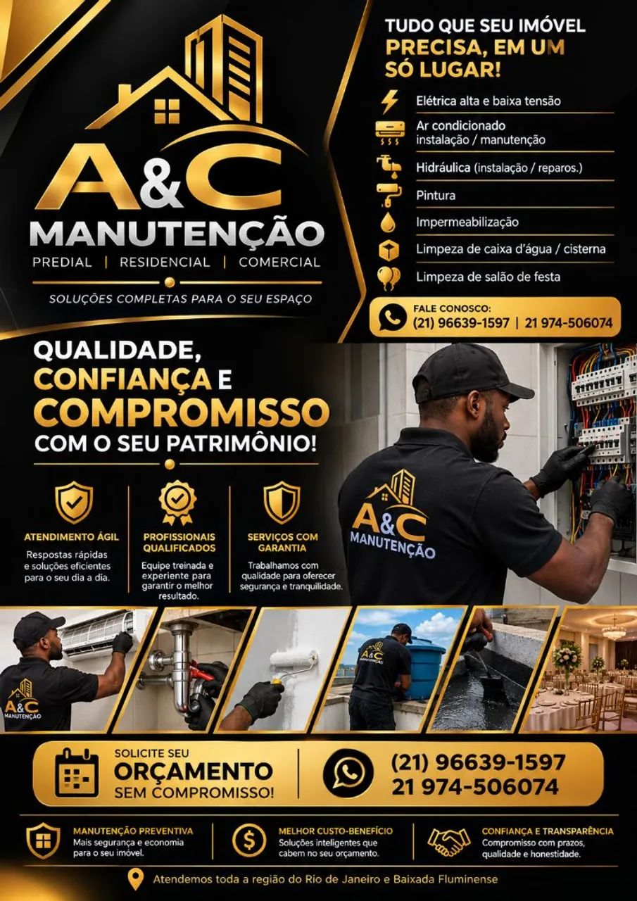 A&C manutenção Predial, comercial e refrigeração 