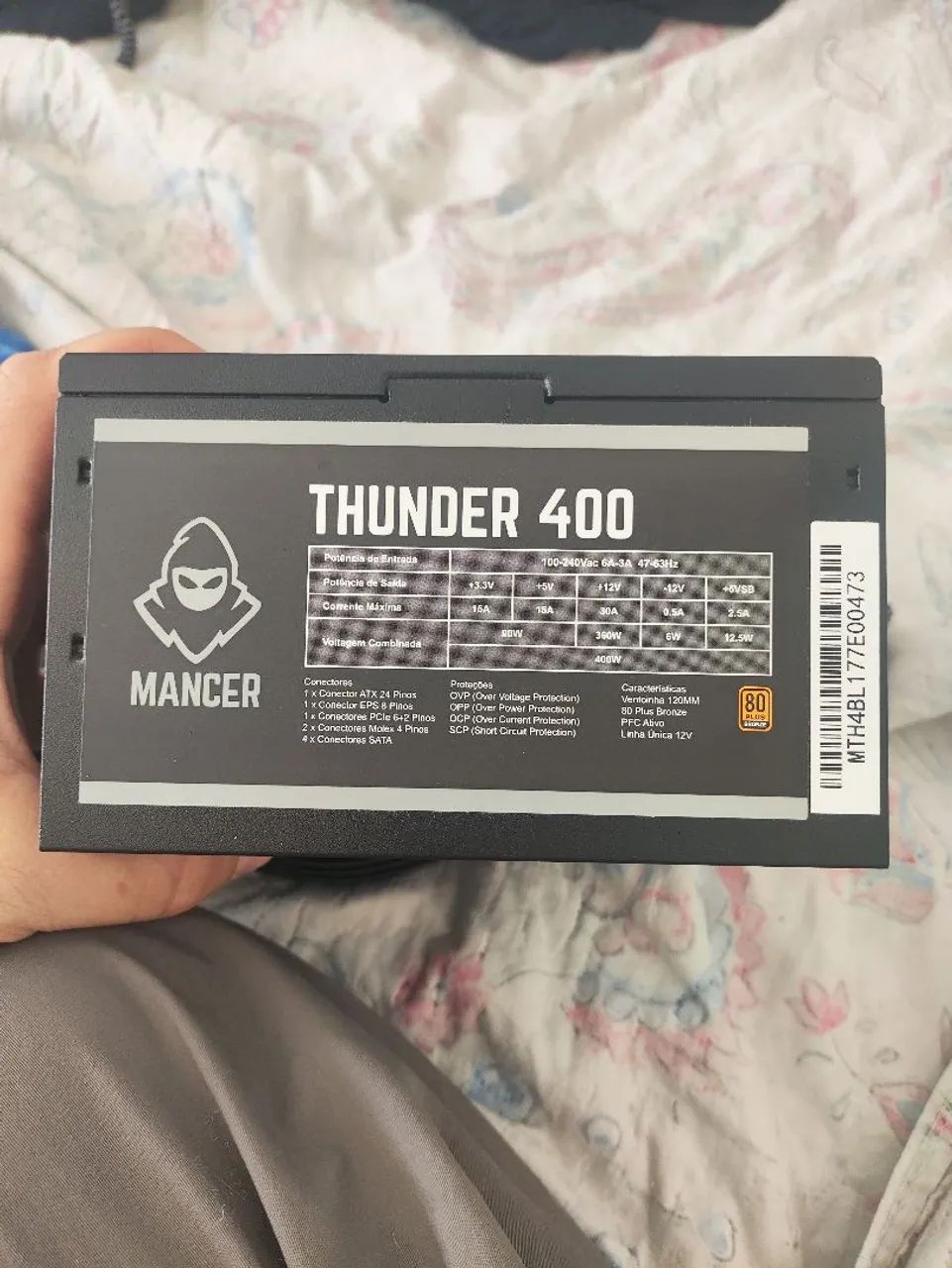 Fonte 400w 80 plus bronze 