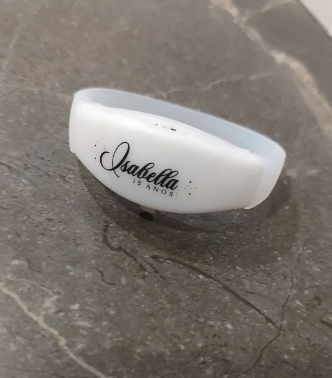 Pulseira De Led - Isabella 15 Anos - Acende Com Movimento