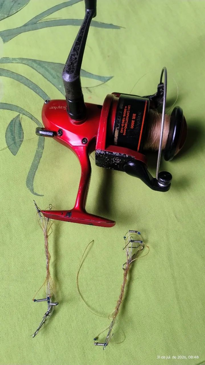 Molinete com vara 