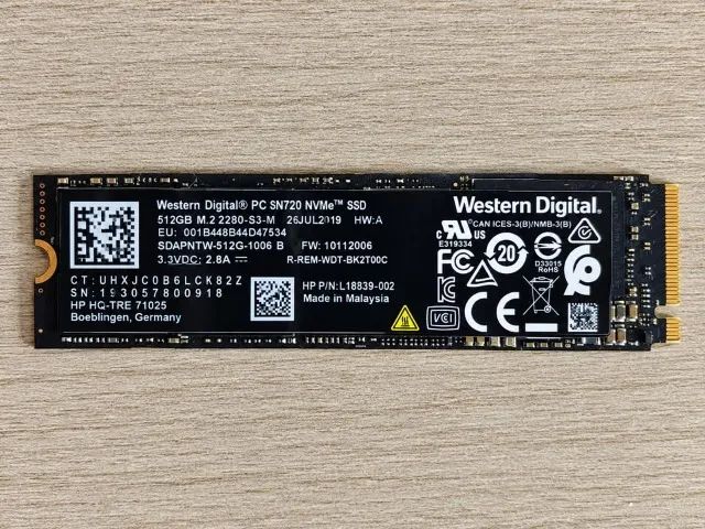 SSD WD 512GB 3300MB/s | Saúde 86-94% | NÃO TROCO - Armazenamento