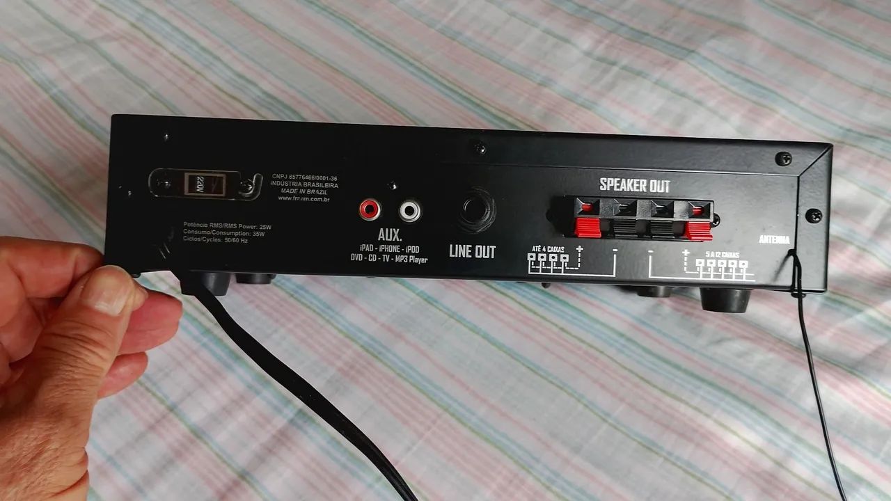 RECEIVER PARA SOM AMBIENTE  - Foto 3