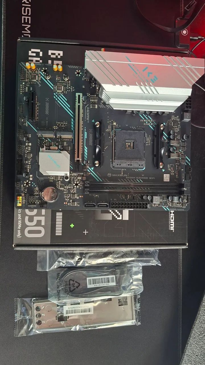 Placa Mãe AM4 -  MS-B550M Gaming WIFI - MAXSUN - Foto 2