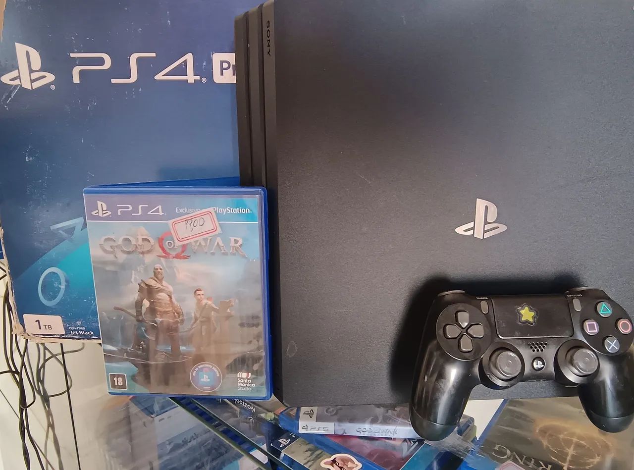 Playstation 4 pro impecável!  - Foto 4