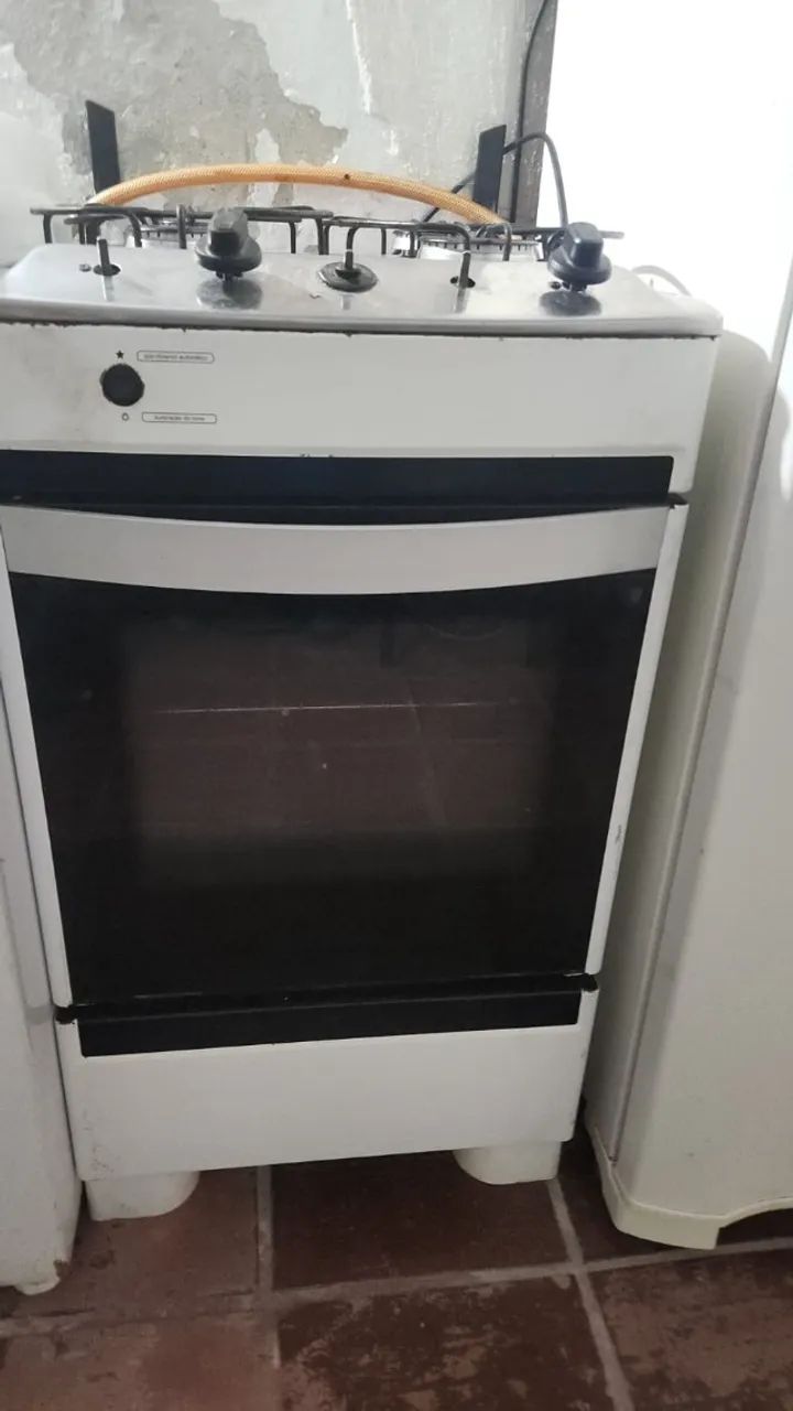 Fogão Brastemp 4 queimadores tampa inox acendimento automático