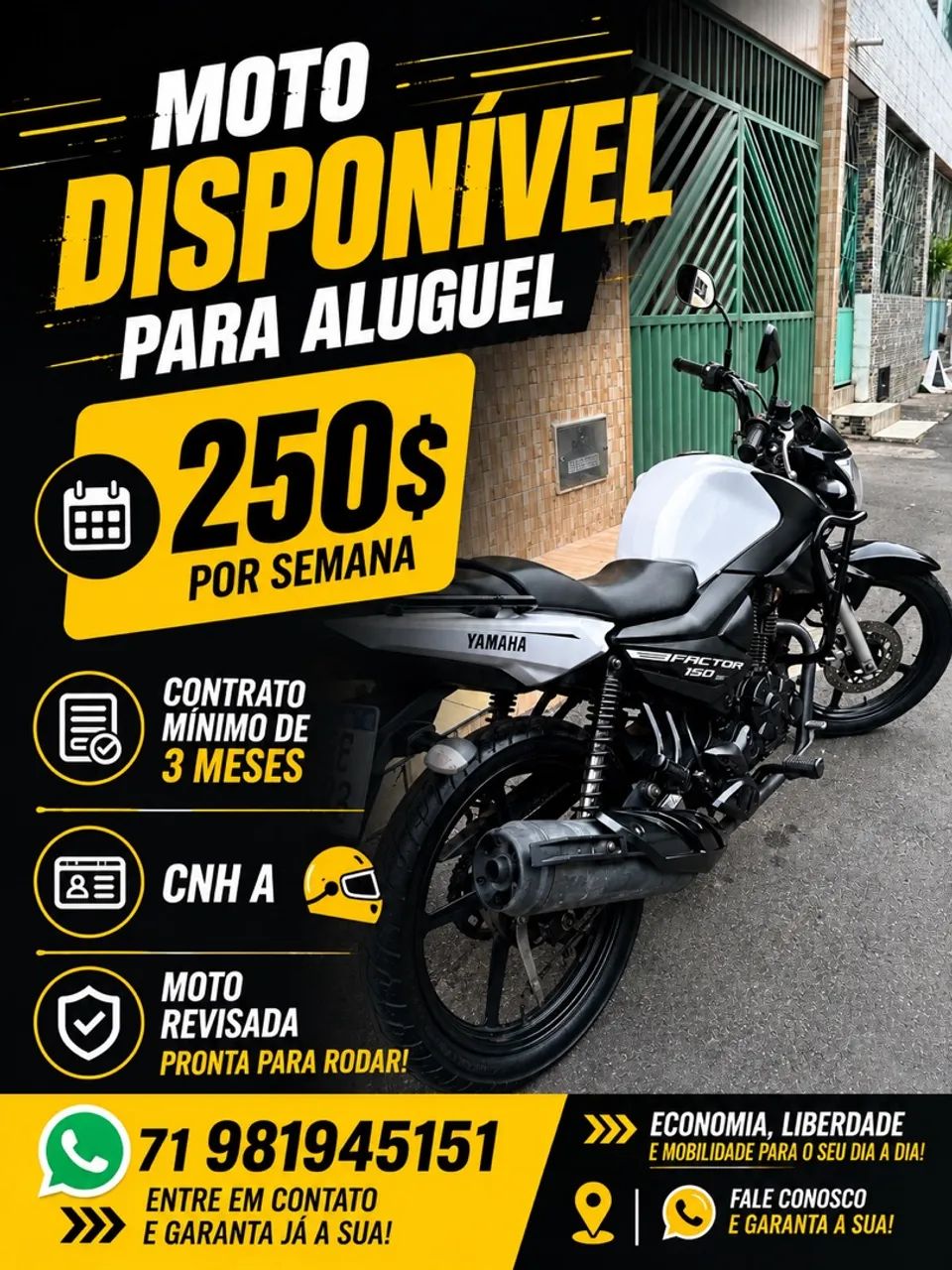 Aluguel de Moto