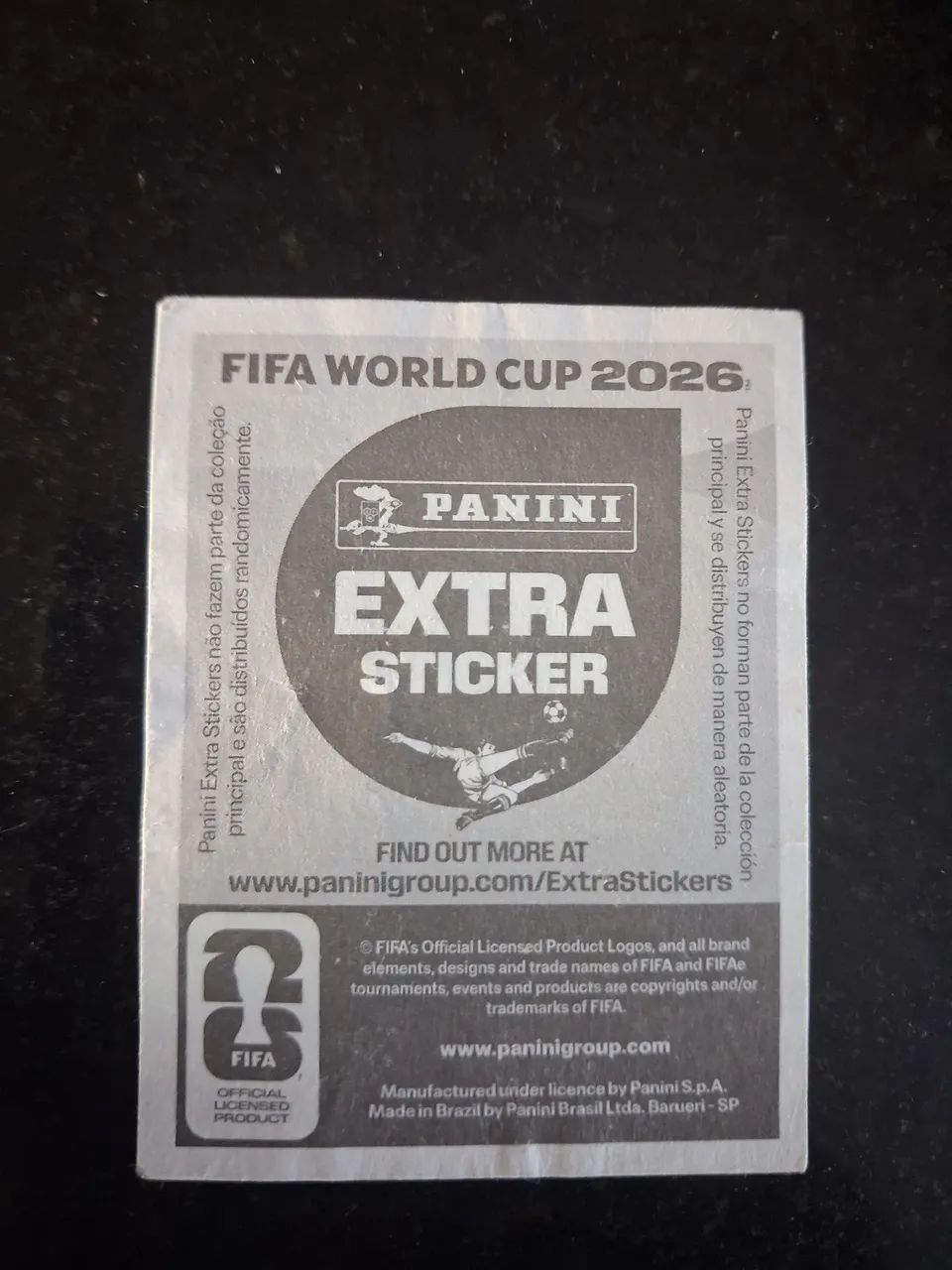Figurinha da Copa do Mundo extra  - Foto 2