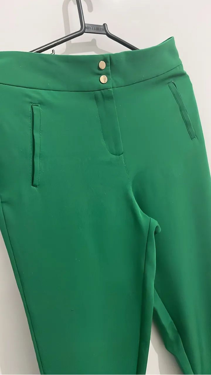 Calça verde folha 38 - Foto 2