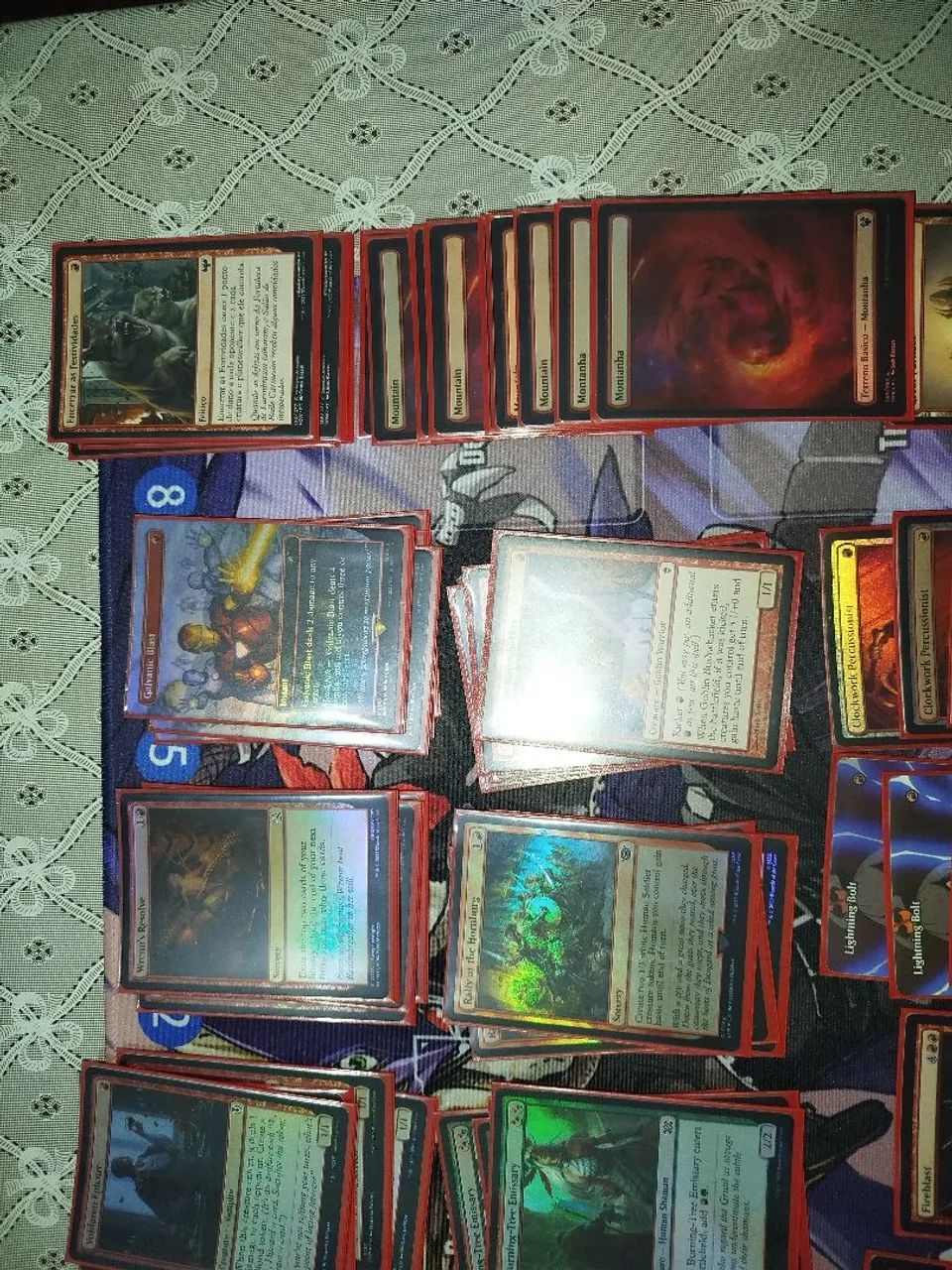 Deck Mono Red Pauper +Sleeves 70% Foil - Foto 3