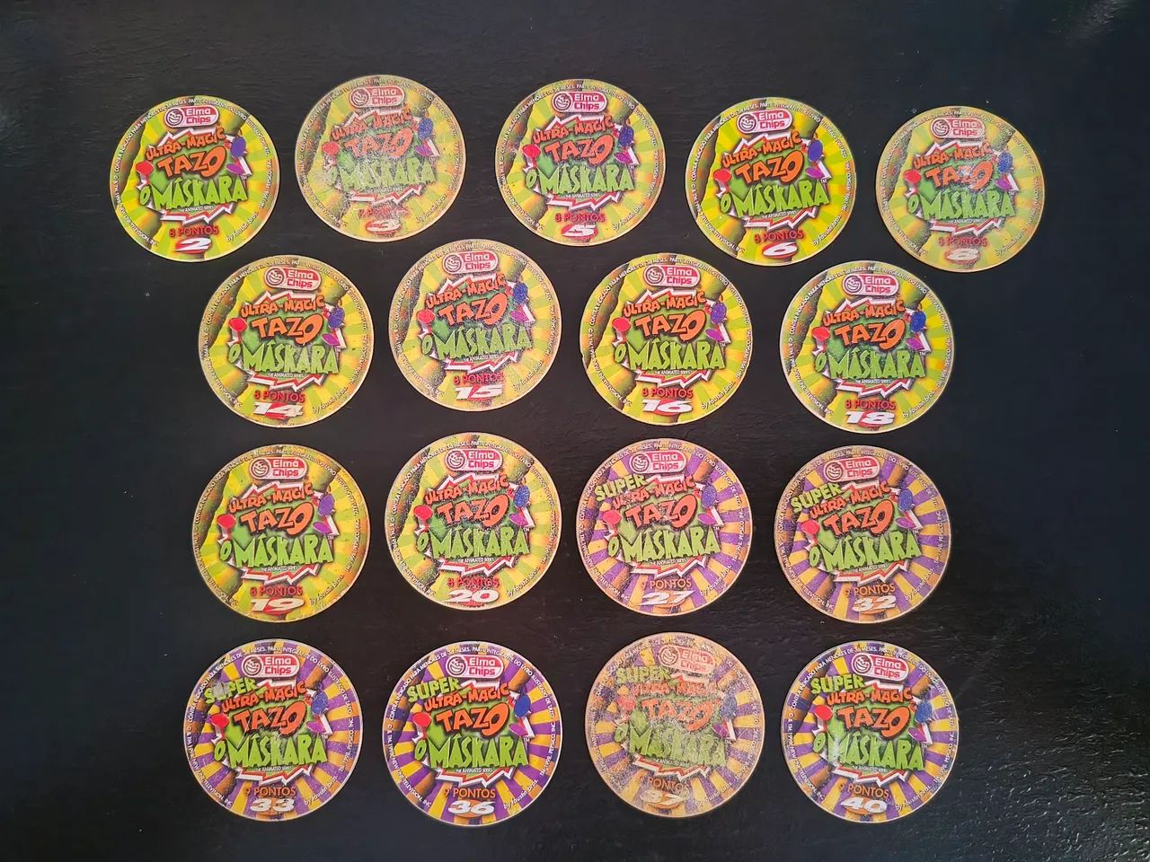 Lote Tazos O Maskara - Foto 2