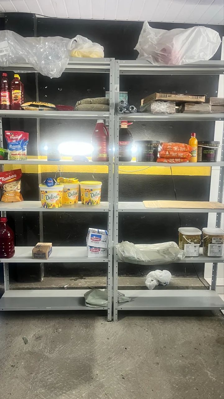 Frizer, balcão expositor e prateleiras de aço à venda  - Foto 2