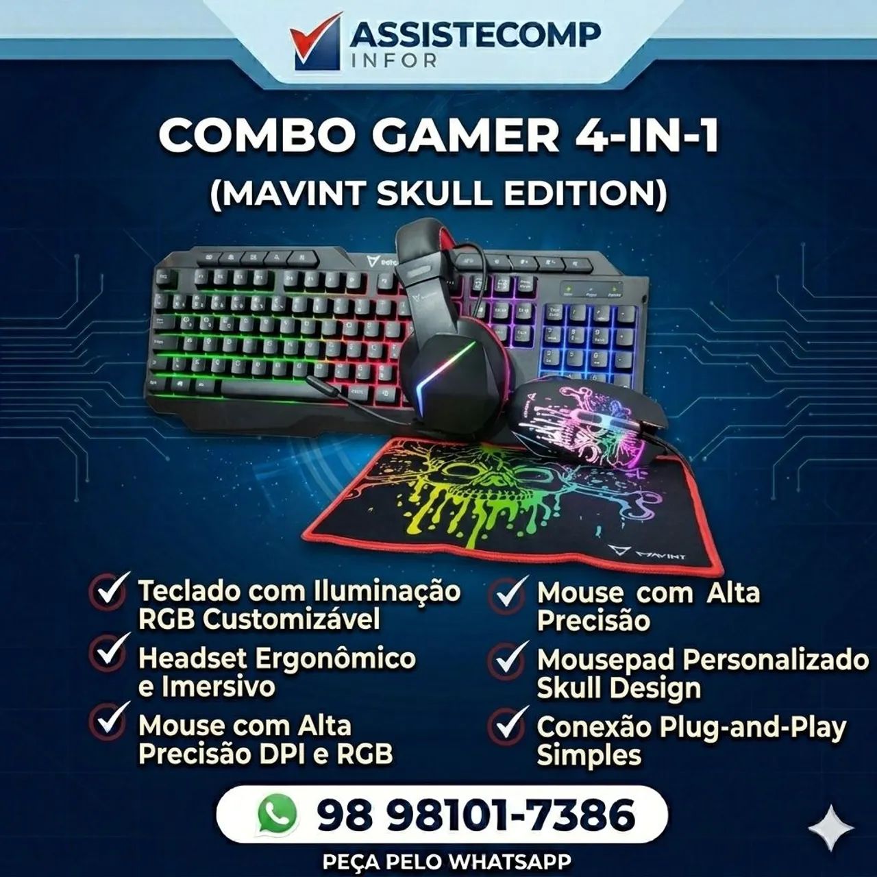 Kit gamer mavint 