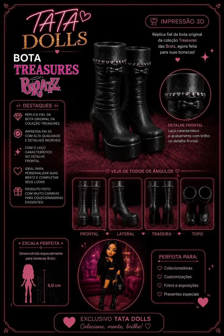 Bota bratz treasures 