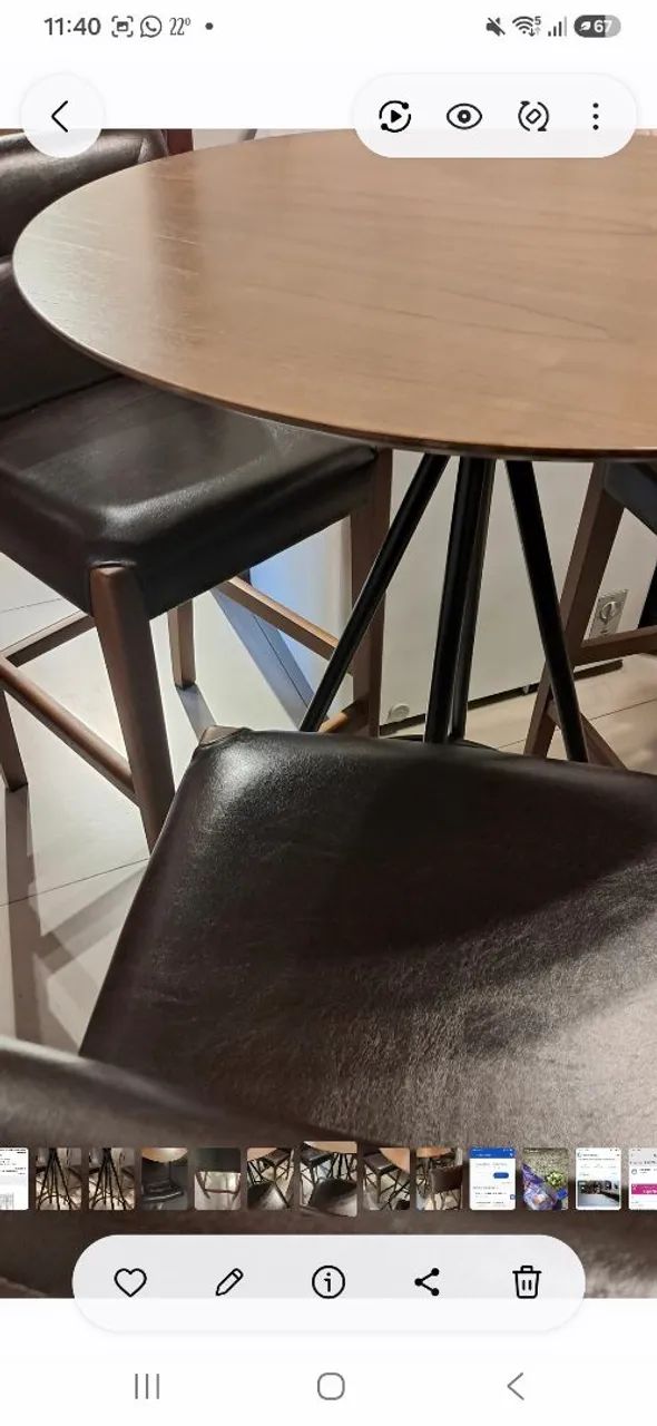 Vendo Mesa com 3 cadeiras. - Foto 3