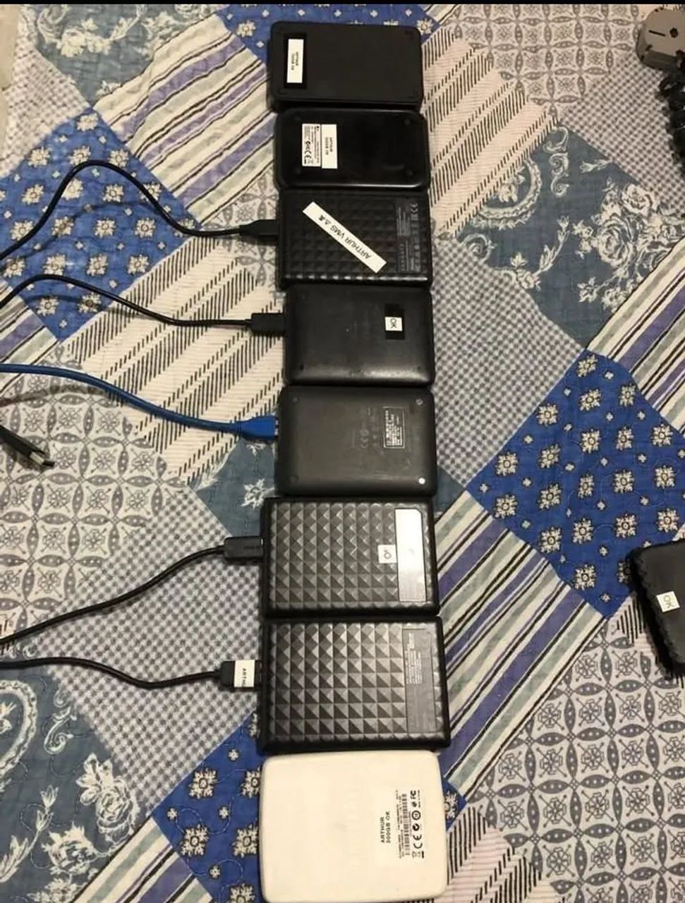 HD externo 2TB cabo 3.0 