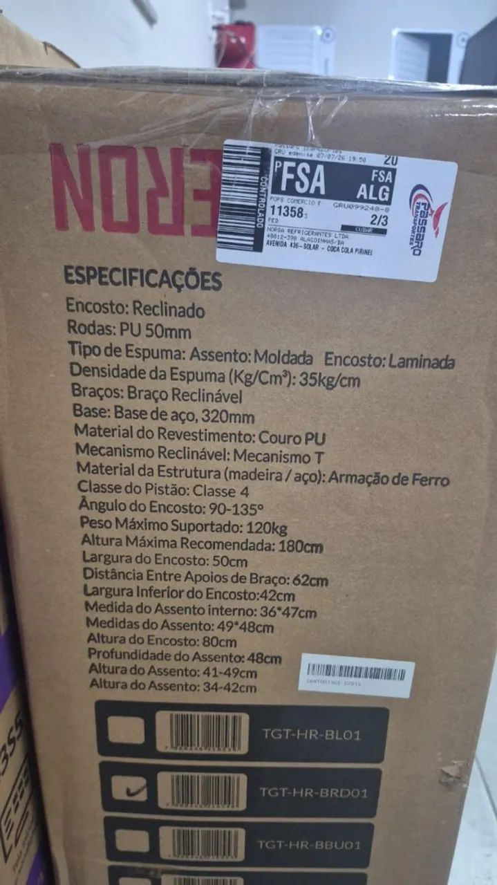 Cadeira Gamer TGT Heron - Nova na Caixa! - Foto 3