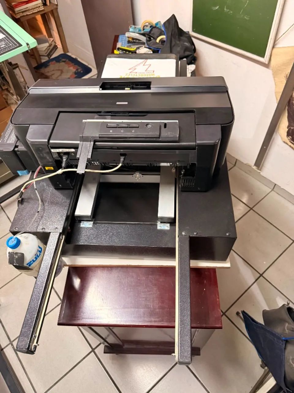 Epson L1800 DTG / DTF adaptada , cabeça ótimo estado, luzes piscando - Foto 5