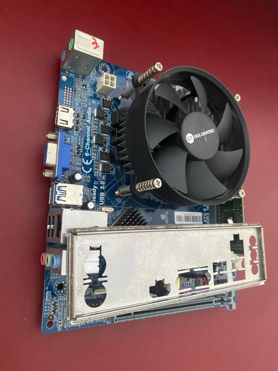Kit placa mãe i3 4 RAM PC